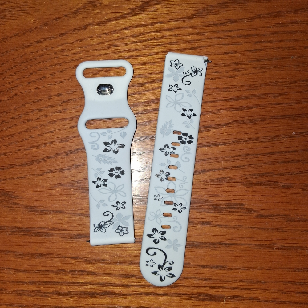 Floral Patterned Watch Band